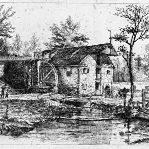 PENNELL: ROBERTs MILL, 1880. Roberts Mill. A gristmill along Germantown Road in Pennsylvania