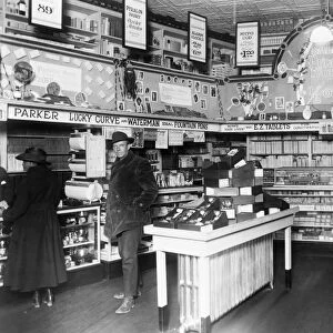 PEOPLEs DRUG STORE. Interior of Peoples Drug Store chain in Washington, D. C. Photograph