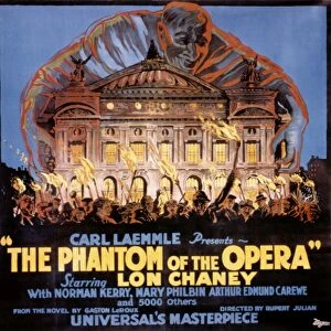 THE PHANTOM OF THE OPERA. American movie poster, 1925