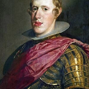 PHILIP IV OF SPAIN (1605-1665). King of Spain, 1621-1665. Oil on canvas, c1628