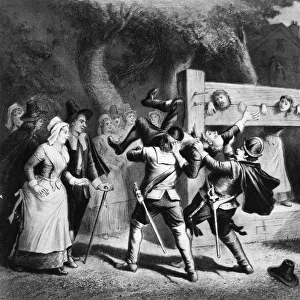 PILLORY, 17th CENTURY. The Witch No. 2