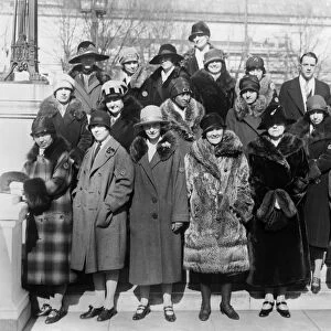 POLICEWOMEN, c1925. Officers of the Womens Police Bureau, Washington, D. C. Photograph