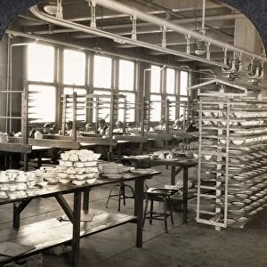 PORCELAIN FACTORY, c1890. Porcelain factory at Trenton, New Jersey. Stereograph view