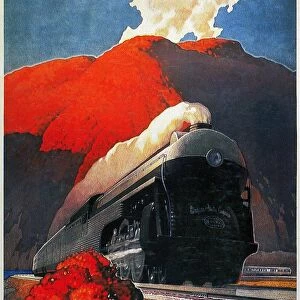 Poster, c1942, for The New Empire State Express, between New York City and East Buffalo