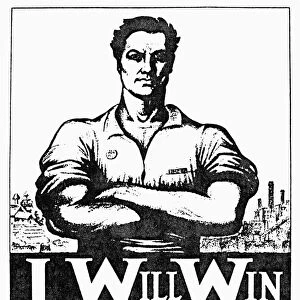 Poster for the Industrial Workers of the World from an American labor newspaper of 1917
