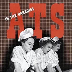 POSTER: WOMEN WORKERS. ATS in the bakeries