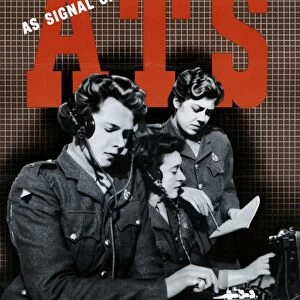 POSTER: WOMEN WORKERS. ATS as signal workers