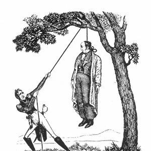PRESIDENTIAL CAMPAIGN. Jackson is to be President, and you will be hanged. Woodcut, 1828