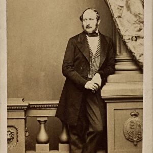 PRINCE ALBERT OF ENGLAND (1819-1861). Original carte-de-visite photograph, c1860
