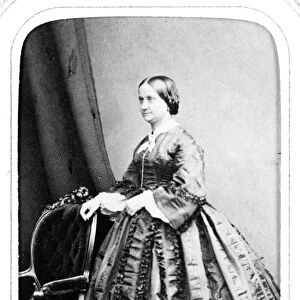 PRINCESS MARY ADELAIDE (1833-1897). Duchess of Teck and mother of Queen Mary. Photograph