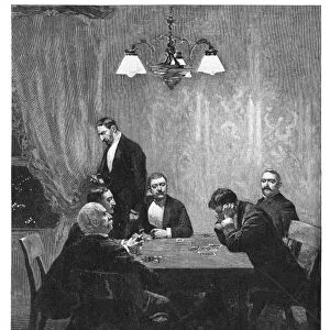 PYLE: CARD GAME, 1893. For awhile no one said a word