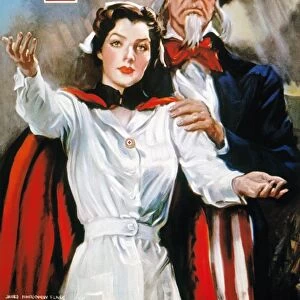 Your Red Cross Needs You. American World War II poster by James Montgomery Flagg, 1942