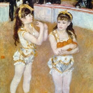 RENOIR: CIRCUS GIRLS, 1878. Pierre Auguste Renoir: 2 Little Circus Girls. Oil on canvas, 1878-79