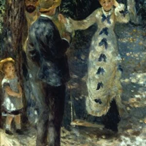 RENOIR: SWING, 1876. Pierre Auguste Renoir: The Swing. Oil on canvas, 1876