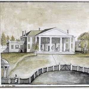 The residence in Orange County, Virginia, of James