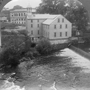 RHODE ISLAND: COTTON MILL. Slater Mill, site of the first cotton mill in the United States