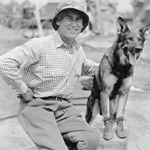 RIN-TIN-TIN (1916-1932). American canine actor. With his owner, Lee Duncan