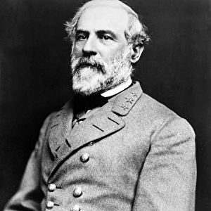 ROBERT E. LEE (1807-1870). American Confederate general. Photographed by Julian Vannerson in 1863