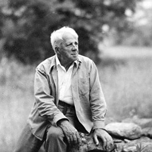 ROBERT LEE FROST (1874-1963). American poet. Photograph by Clara Sipprell, c1955