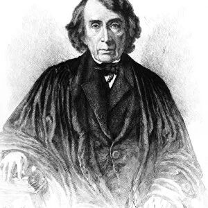 ROGER B. TANEY (1777-1864). Chief Justice of the Supreme Court, 1836-1864. Etching