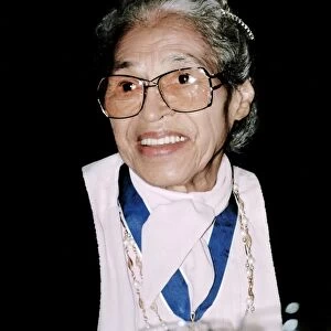 ROSA PARKS (1913-2005). American civil rights activist