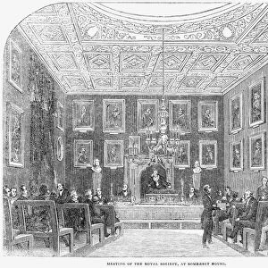 ROYAL SOCIETY, 1843. A meeting of the Royal Society for the promotion of the mathematical