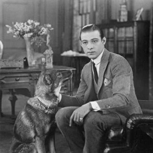 RUDOLPH VALENTINO (1895-1926). American (Italian-born) film actor