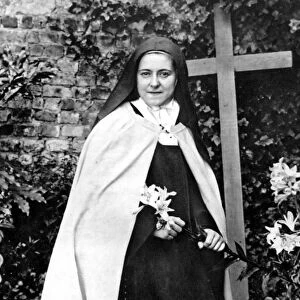 SAINT THERESE DE LISIEUX (1873-1897). French Carmelite nun and author, known as Saint Therese of the child Jesus