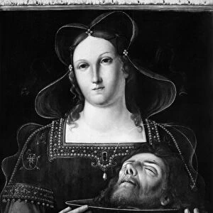 SALOME & JOHN THE BAPTIST. Salome with the head of St. John the Baptist. Oil on canvas