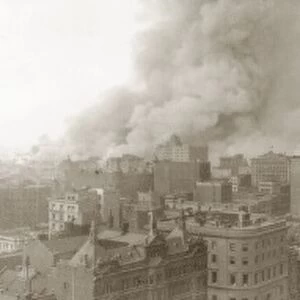 SAN FRANCISCO EARTHQUAKE. Panoramic view from the St