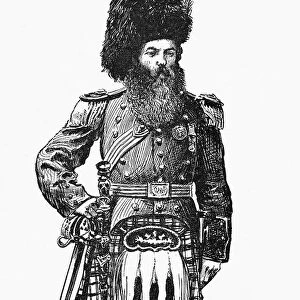 SCOTTISH COLONEL, c1894. Colonel Joseph Laing, of the Disbanded 79th Regiment