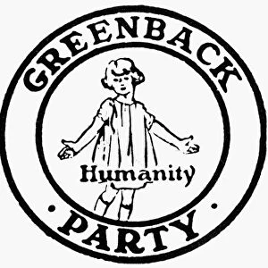 Seal of the Greenback Party, founded 1876