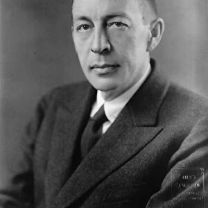 SERGEI RACHMANINOFF (1873-1943). Russian pianist, composer and conductor. Photograph