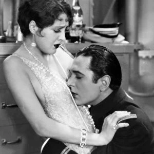 SILENT FILM STILL: COUPLES. Billie Dove in a still from Night Watch, 1928