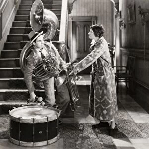 SILENT FILM STILL: MUSIC. Scene with Charles Buddy Rogers