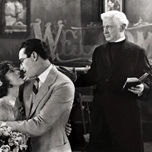 SILENT FILM STILL: WEDDING. American comedian Harold Lloyd