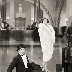 SILENT STILL: MAN & WOMAN. Aileen Pringle and Lew Cody in Adam and Evil, 1927