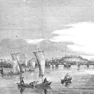 SINGAPORE, 1857. Line engraving, English, 1857
