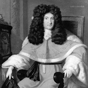 SIR JOHN HOLT (1642-1710). English judge. Oil on canvas by Richard van Bleeck, c1700