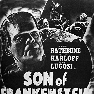 SON OF FRANKENSTEIN, 1939. The Son of Frankenstein film poster, 1939