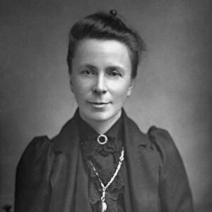 SOPHIE BRYANT (1850-1922). Irish mathematician, educator, and suffragist. Photograph by W