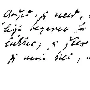 SOREN KIERKEGaRD (1813-1855). Danish philosopher. Manuscript and autograph signature