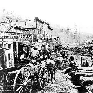 SOUTH DAKOTA: DEADWOOD. Photographed 1876