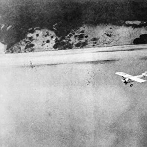 THE SPIRIT OF ST. LOUIS. Charles Lindberghs Spirit of St. Louis flying over France