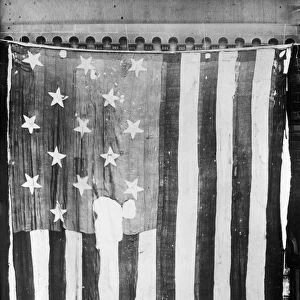 THE STAR SPANGLED BANNER. The 15-star American flag that flew over Fort McHenry