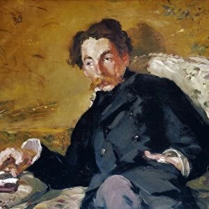 STEPHANE MALLARME. (1842-1898). French poet. Oil on canvas, 1876, by Edouard Manet