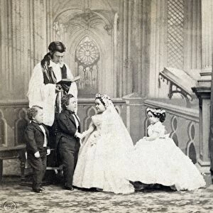 STRATTON WEDDING, 1863. The marriage of Charles Sherwood Stratton (1838-1883)