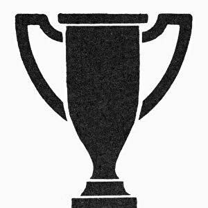 SYMBOL: ACHIEVEMENT. Trophy cup, a symbol of achievement