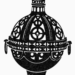 SYMBOL: INCENSE BURNER. Semitic symbol for the protection against evil