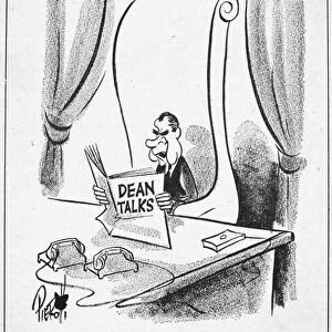 You Can t Trust Anybody. Cartoon by John Pierotti for the New York Post, 8 May 1973, on former White House Counsel John Deans decision to cooperate with investigators of the Watergate scandal and the resulting damage to the administration of President Richard Nixon